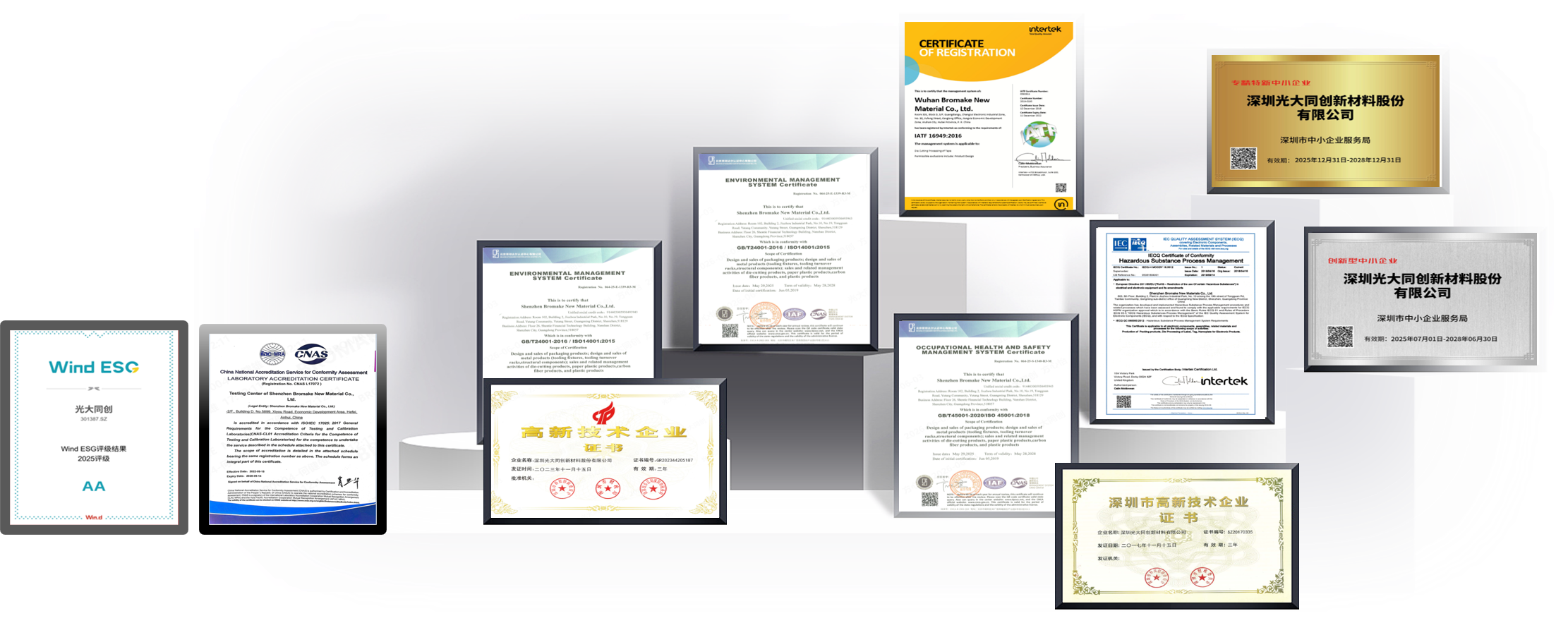 Certifications and Honors
